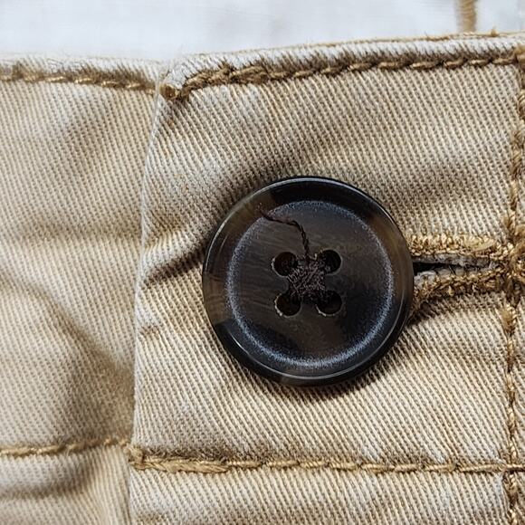 Gap Pants Womens 10 Tan Girlfriend Khaki Straight Stretch Cotton Office Preppy - Picture 2 of 13